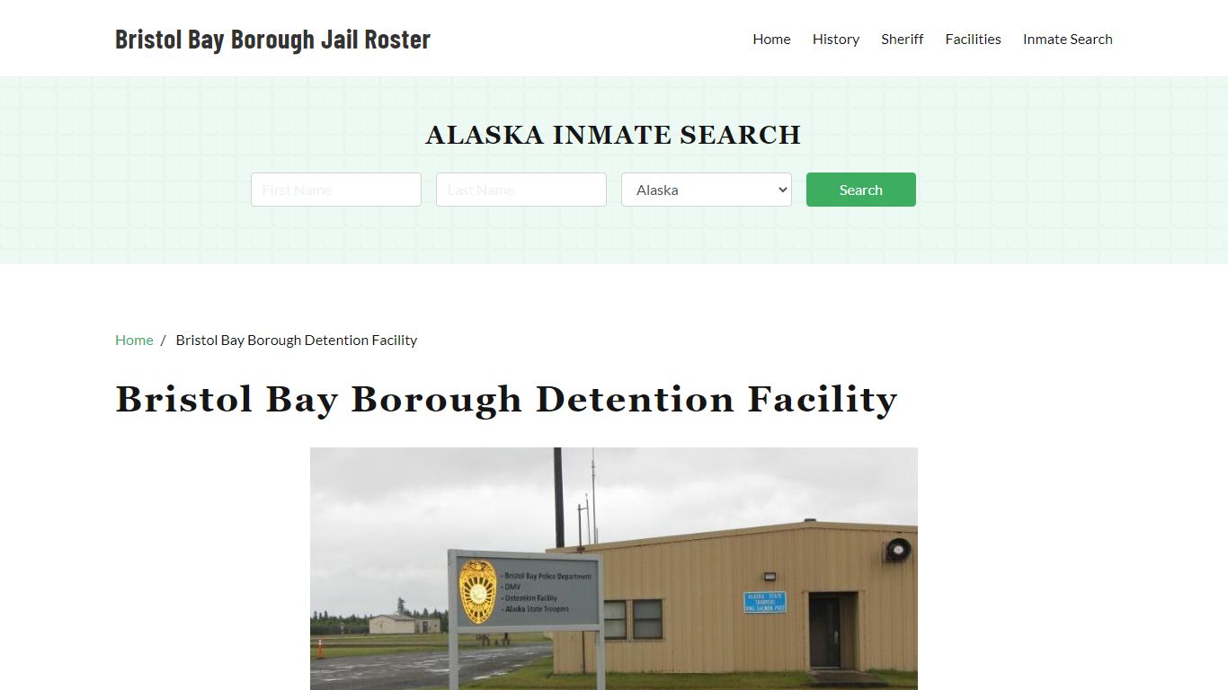 Bristol Bay Borough Detention Facility - bristolbaycountyjail.org